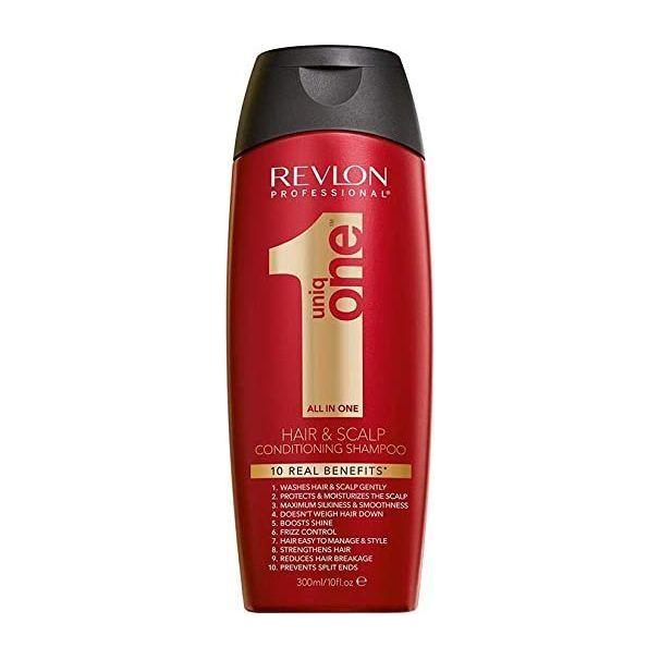Revlon Revlon Uniq One All In One Hair & Scalp Conditioning Shampoo 300 ml Hair & Scalp Conditioning Shampoo Brown
