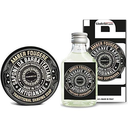 The Goodfellas? Smile Duo Set Amber Fougere. Shaving Soap and Aftershave 100ml