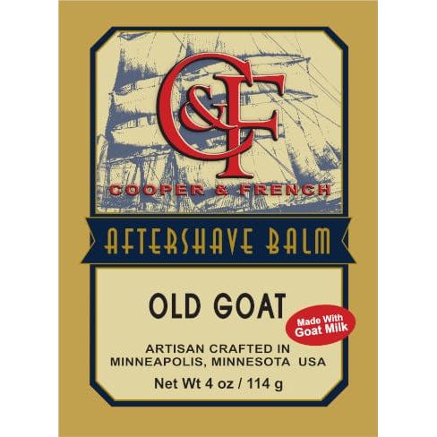 Cooper & French Old Goat Aftershave Balm 4 oz