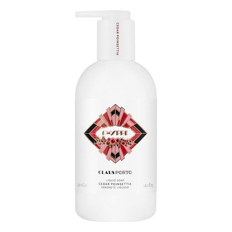 Claus Porto Claus Porto Chypre Cedar Poinettia Liquid Soap 10.1 oz Liquid Soap