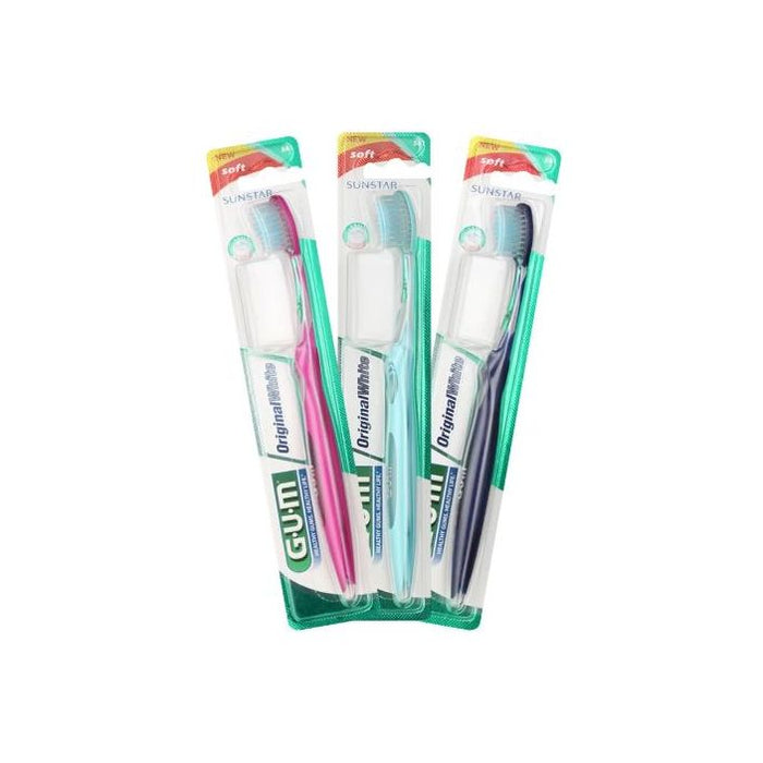 GUM Original White 561 Soft Toothbrush (Assorted Colors)