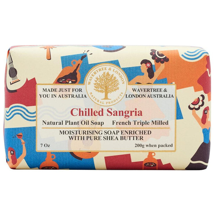 Wavertree & London Australian Natural Chilled Sangria Luxury Soap Bar 7 Oz
