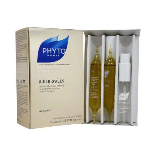 Phyto Huile Dales Pre-Shampoo Intense Hydrating Oil Treatment 5 Ct