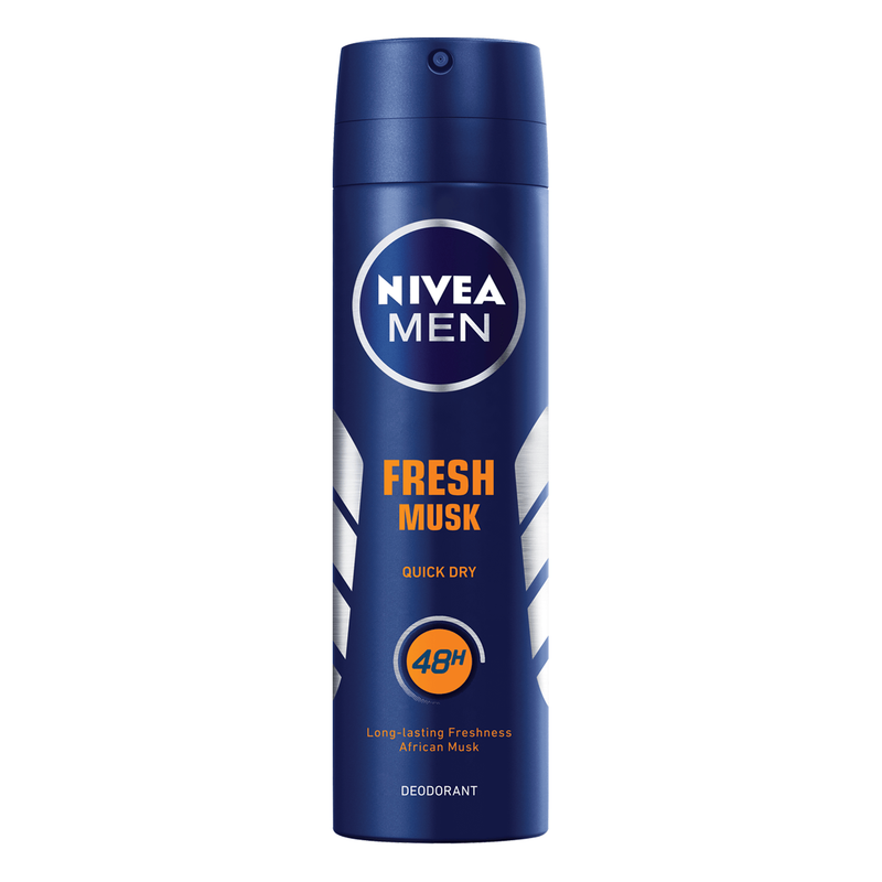 Fa Nivea Fresh Musk 48 Hour Deodorant Spray For Men 150ml Personal Care