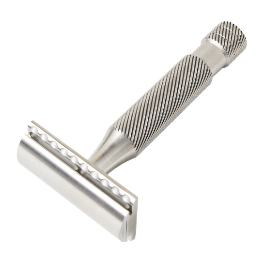 Above The Tie Atlas H1 Heavy Solid Bar Stainless Steel Safety Razor