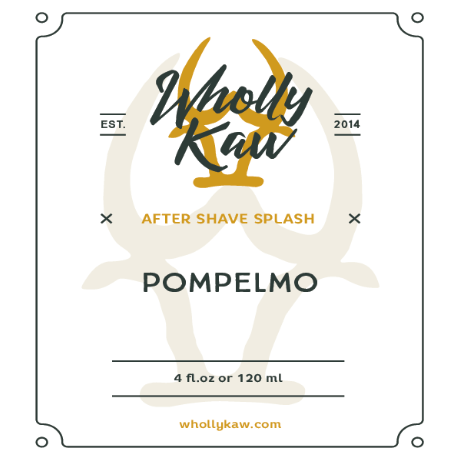 Wholly Kaw Pompelmo After Shave Splash 4 Oz