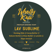 WhollyKaw Wholly Kaw Lav Sublime Shaving Collection Shaving Set