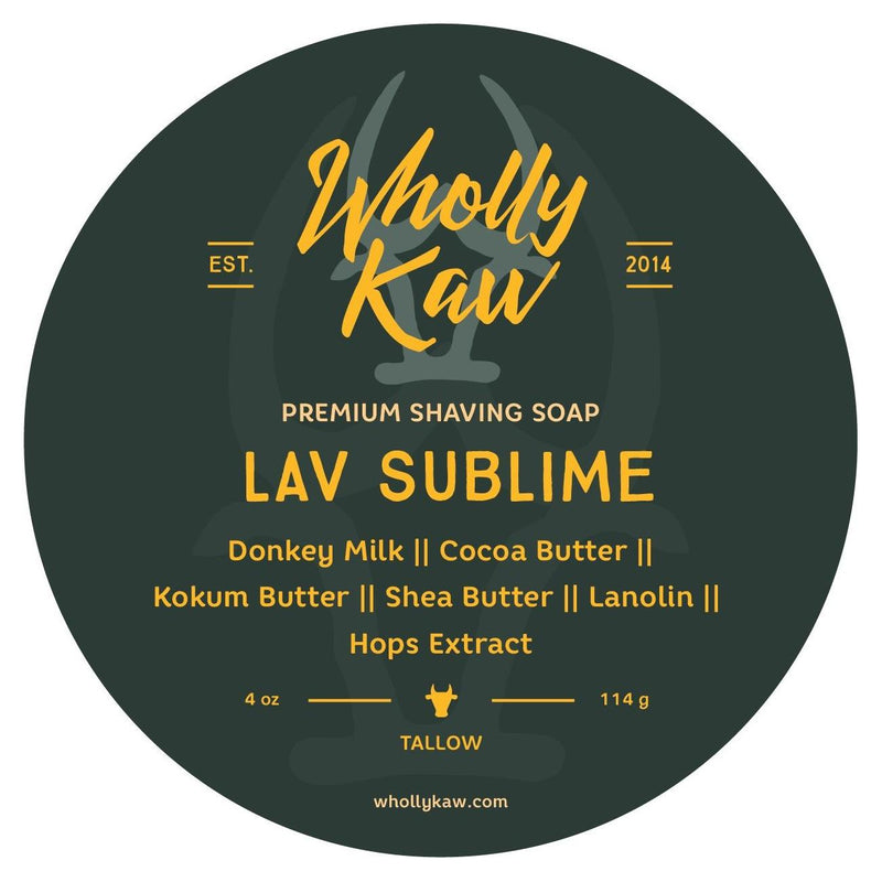 WhollyKaw Wholly Kaw Lav Sublime Shaving Collection Shaving Set