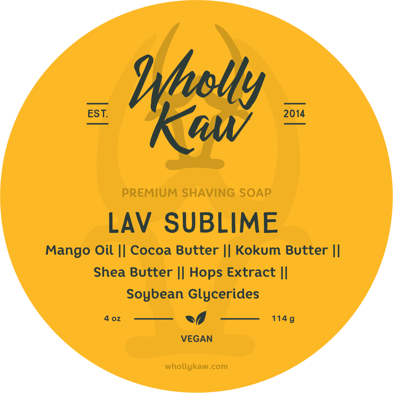 WhollyKaw Wholly Kaw Lav Sublime Shaving Collection Shaving Set