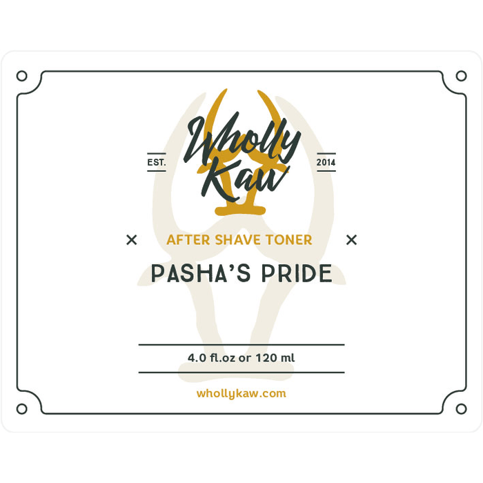 Wholly Kaw Pasha's Pride After Shave Toner 4 Oz