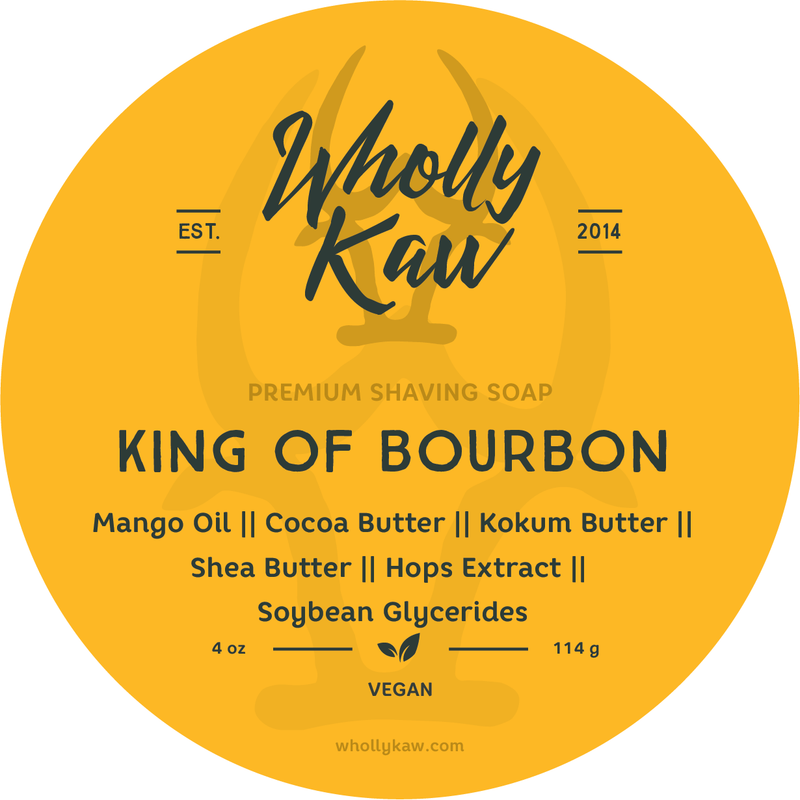 WhollyKaw Wholly Kaw King of Bourbon Shaving Collection Shaving Set