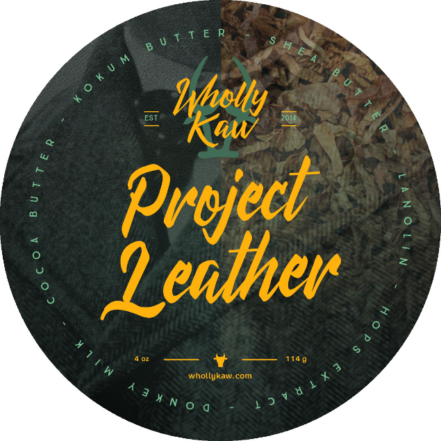 WhollyKaw Wholly Kaw Project Leather Shaving Collection Shaving Set