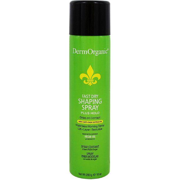 DermOrganic Fast Dry Shaping Spray Plus Hold 10 oz