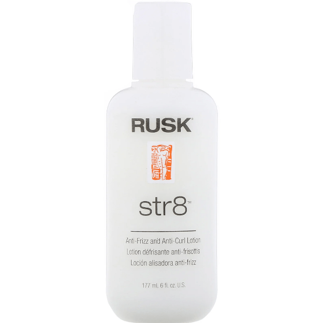 Rusk Str8 Anti-Frizz/Anti-Curl Lotion 6 fl oz