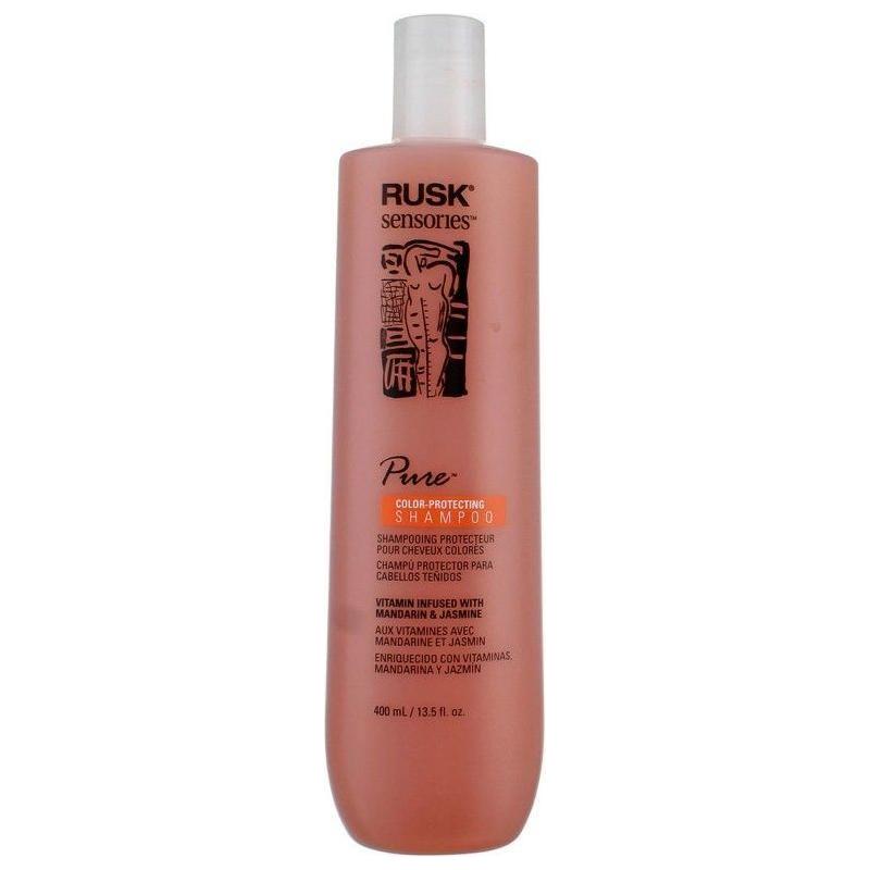 Rusk Rusk Sensories Pure Color Protecting Shampoo 13.5 oz Shampoo Rosy Brown