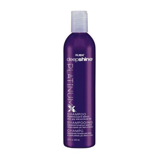 Rusk Rusk DeepShine Platinum X Shampoo 12 oz Shampoo Midnight Blue