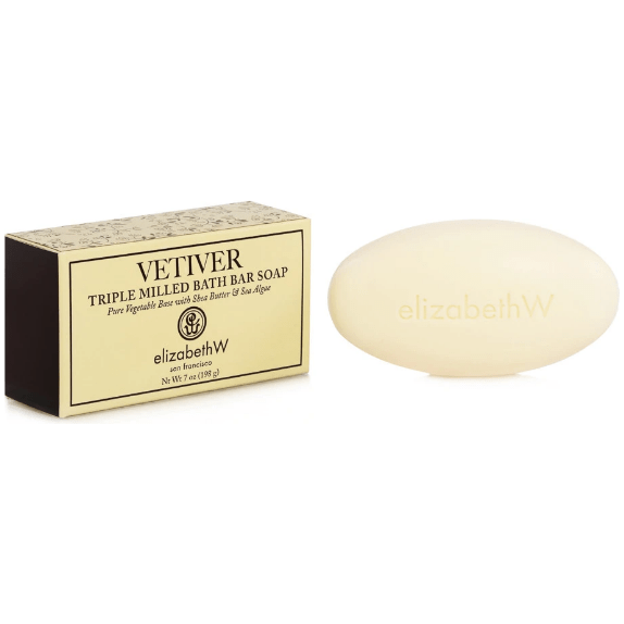 Elizabeth W Elizabeth W Vetiver Triple Milled Bath Bar Soap 7oz Bath Bar Soap
