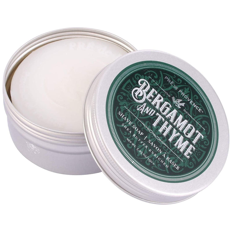 Pre De Provence Pre De Provence Bergamot & Thyme Shave Soap In Tin 150G Shave Soap