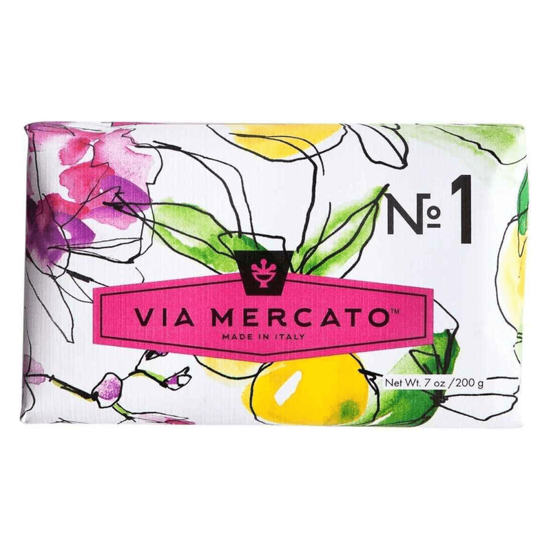 Via Mercato Via Mercato Nro.1 Soap (Bergamot, Patchouli & Rosewood) 7oz Bar Soap