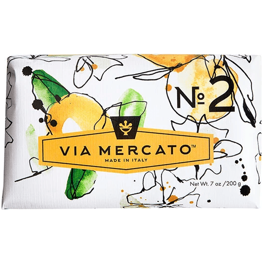Via Mercato Via Mercato Nro. 2 Soap (Green Tea & White Musk) 7oz Bar Soap