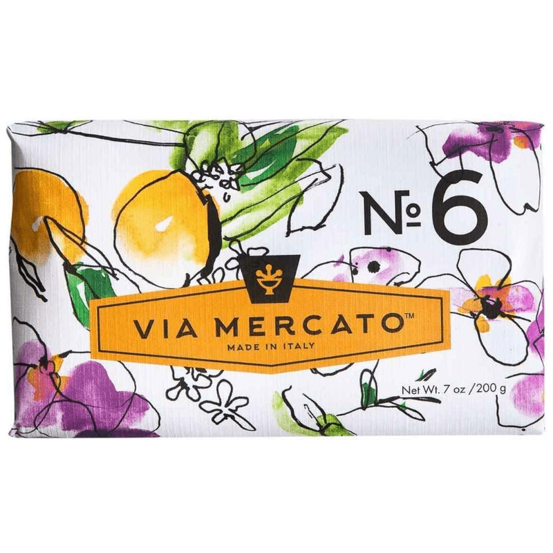Via Mercato Via Mercato Nro. 6 Soap (Fig, Orange Blossom & Cedarwood) 7oz Bar Soap