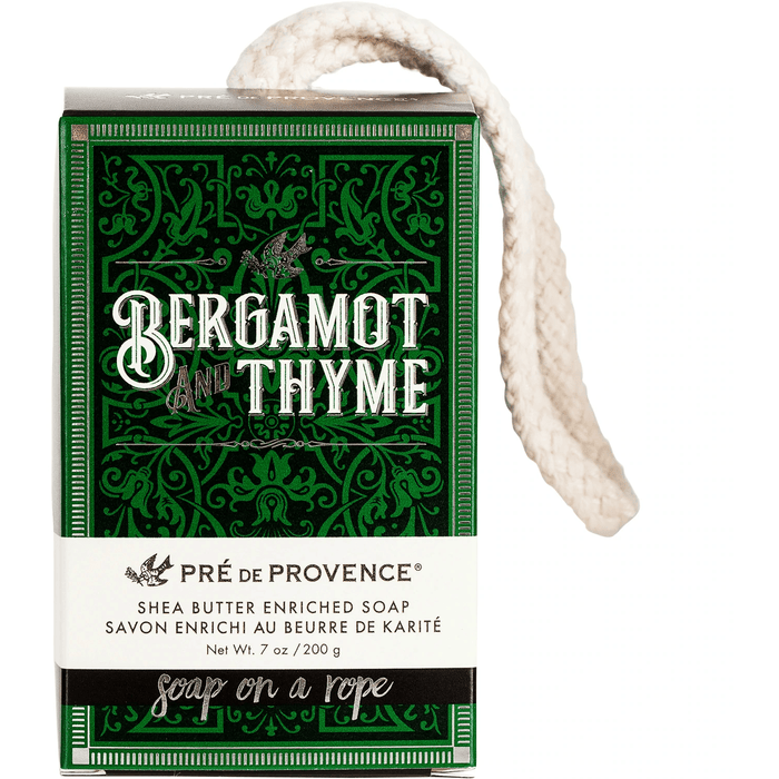 Pre De Provence  Soap On A Rope Bergamot Thyme 7 oz