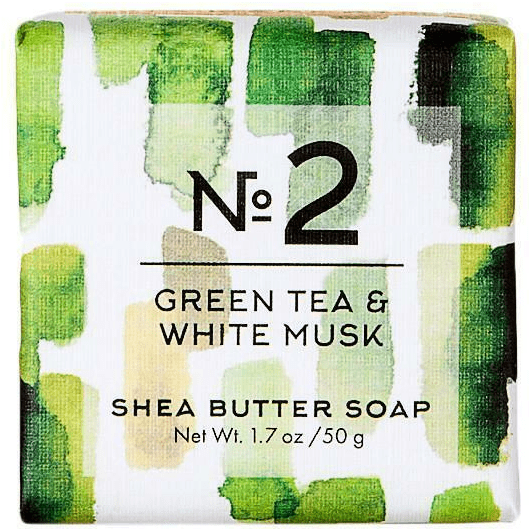 Via Mercato Via Mercato Nro. 2 Shea Butter Soap (Green Tea & White Musk) 1.7oz Shea Butter Soap