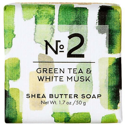 Via Mercato Nro. 2 Shea Butter Soap (Green Tea & White Musk) 1.7oz