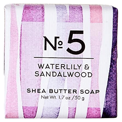 Via Mercato Via Mercato Nro. 5 Shea Butter Soap (Waterlily & Sandalwood) 1.7oz Shea Butter Soap