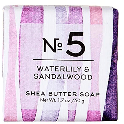 Via Mercato Nro. 5 Shea Butter Soap (Waterlily & Sandalwood) 1.7oz