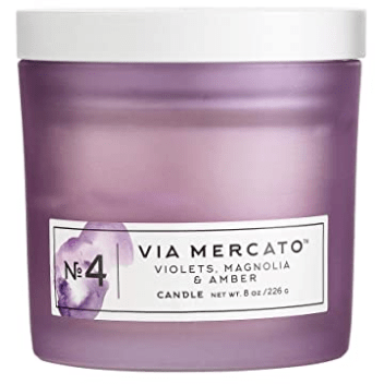 Via Mercato Nro. 4 Candle (Violets, Magnolia & Amber) 8oz