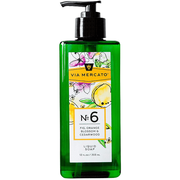 Via Mercato Nro. 6 Liquid Soap (Fig, Orange Blossom & Cedarwood) 12oz