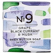 Via Mercato Via Mercato Nro. 9 Shea Butter Soap (Grape, Black Currant & Musk) 1.7oz Shea Butter Soap Light Gray