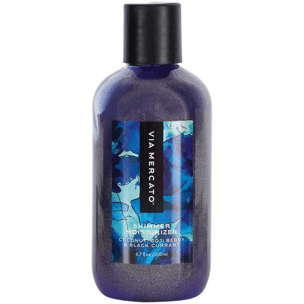 Via Mercato Via Mercato Shimmer Moisturizer Coconut, Goji Berry & Black Currant 6.7oz Moisturizer
