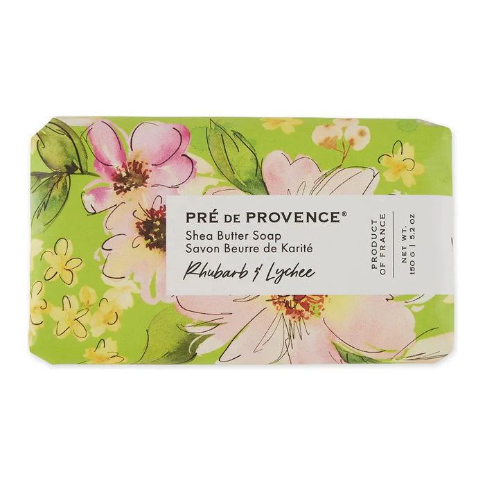 Pre de Provence Rhubarb & Lychee Shea Butter Soap 150g