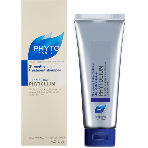 Phyto Phytolium Strengthening Treatment Shampoo For Thinning Hair 4.2 Oz
