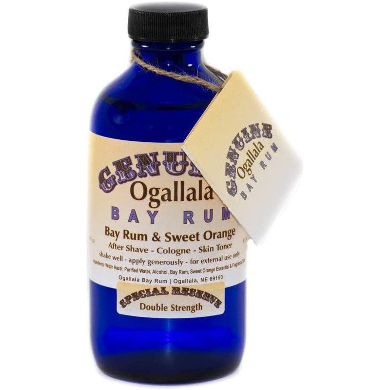 Ogallala Ogallala Bay Rum & Sweet Orange Double Strength Pre-Shave - After Shave - Skin Toner 8 Oz Pre-Shave After Shave - Skin Toner