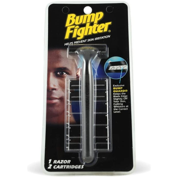 Bump Fighter Shaving Kit: 1 Razor with 2 Refill Blades
