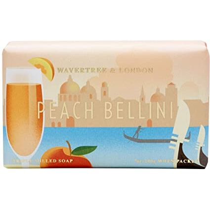 Wavertree & London Australian Natural Peach Bellini Luxury Soap Bar 7 Oz