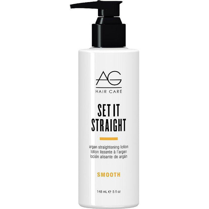 AG Hair Cosmetics Smooth Set it Straight Argan Straightening Lotion 5 oz