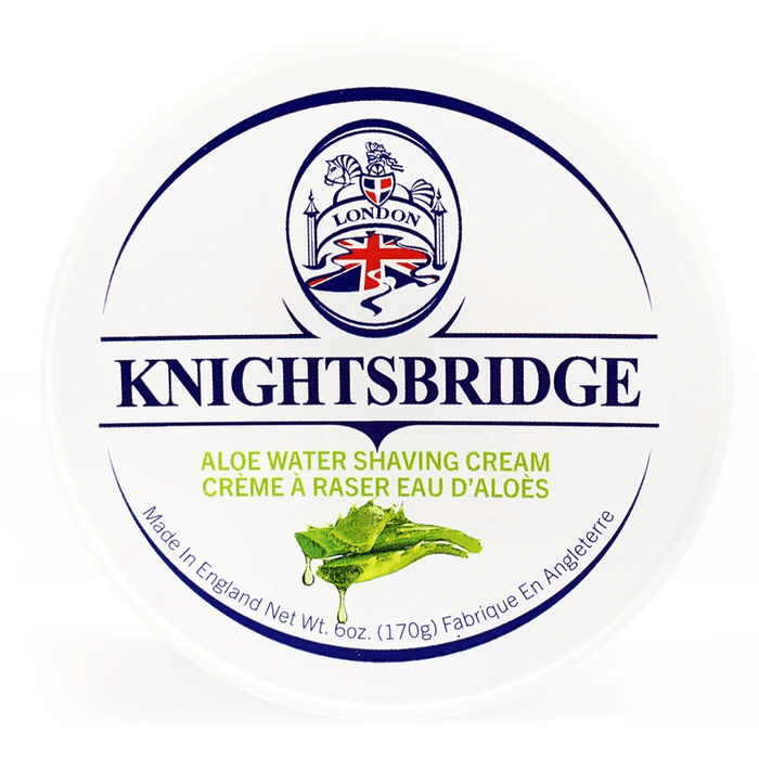 Knightsbridge Aloe Water Shaving Cream 170g