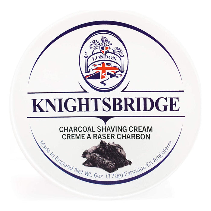 Knightsbridge Charcoal Shaving Cream 170g