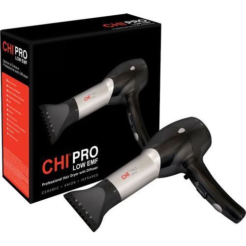 CHI Pro Low Emf Professional Hair Dryer With Diffuser  Model Gf1505