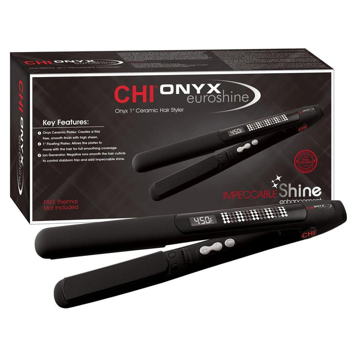 CHI Onyx Euroshine 1in Hairstyling Iron