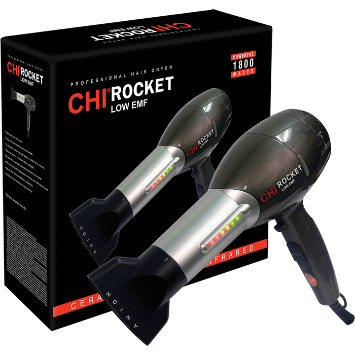 CHI Rocket Low Emf - Professional Hair Dryer Limited Edition 1800 W