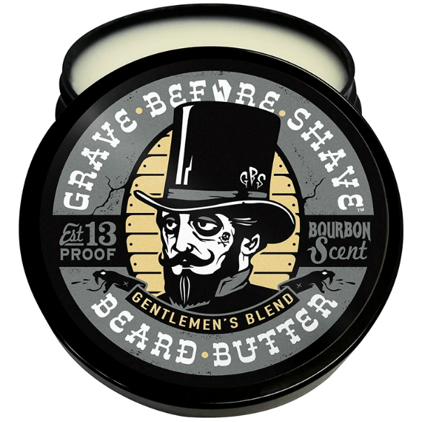 Grave Before Shave Grave Before Shave Gentlemen's Blend Beard Balm Bourbon Scent 2 Oz Beard Balm