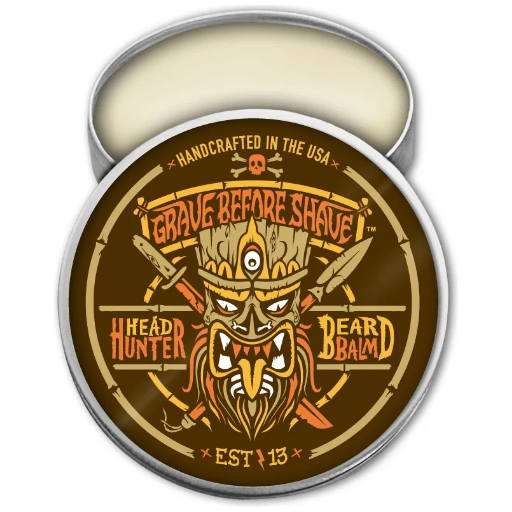 Grave Before Shave Grave Before Shave Head Hunter Beard Balm Tropical Summer Aroma 2 oz Beard Balm