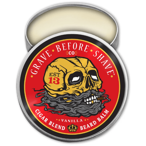 Grave Before Shave Grave Before Shave Cigar Blend Beard Balm cigar vanilla Scent 2 Oz Beard Balm