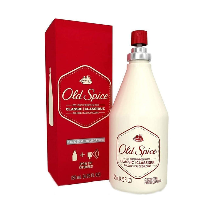 Old Spice Classic Scent Cologne 4.25 Oz