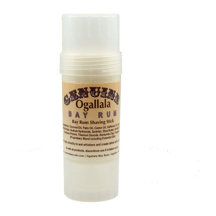 Ogallala Bay Rum Regular Scent Bay Rum Shaving Stick 2.5 Oz